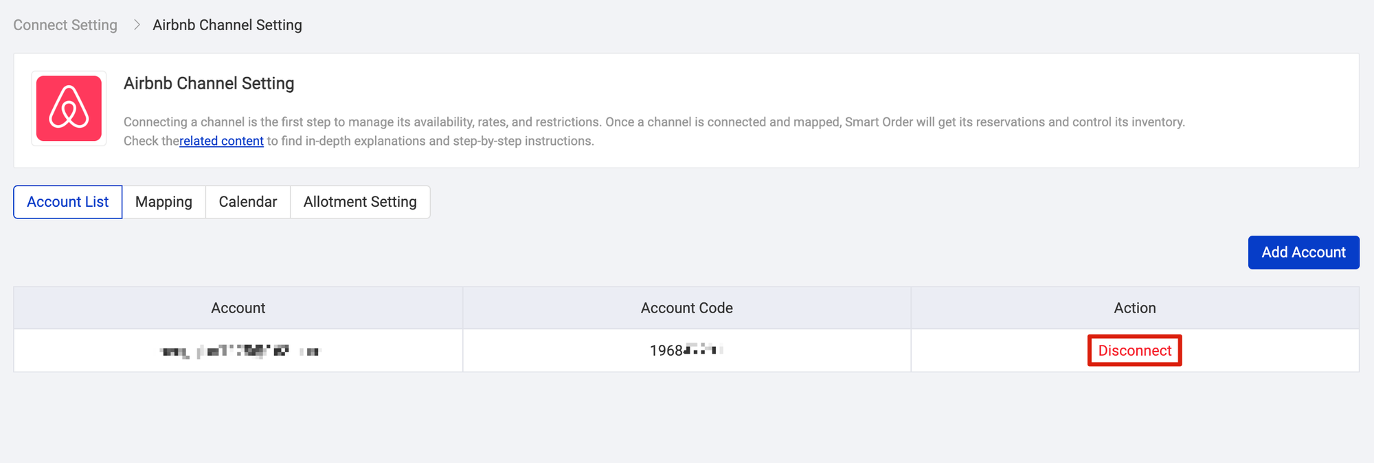 Disconnect the Channel from Your PMS