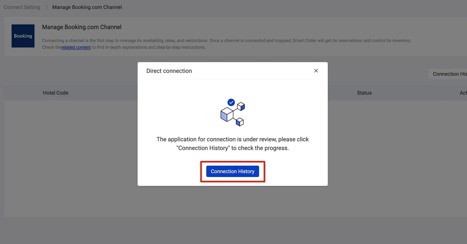 Booking.com connection guide with Smart Order PMS, mapping in the PMS