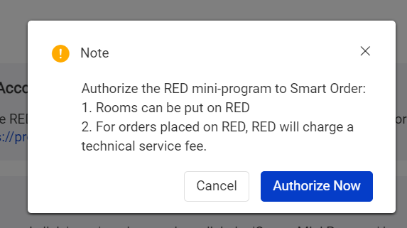 Click 'Authorize Now' 