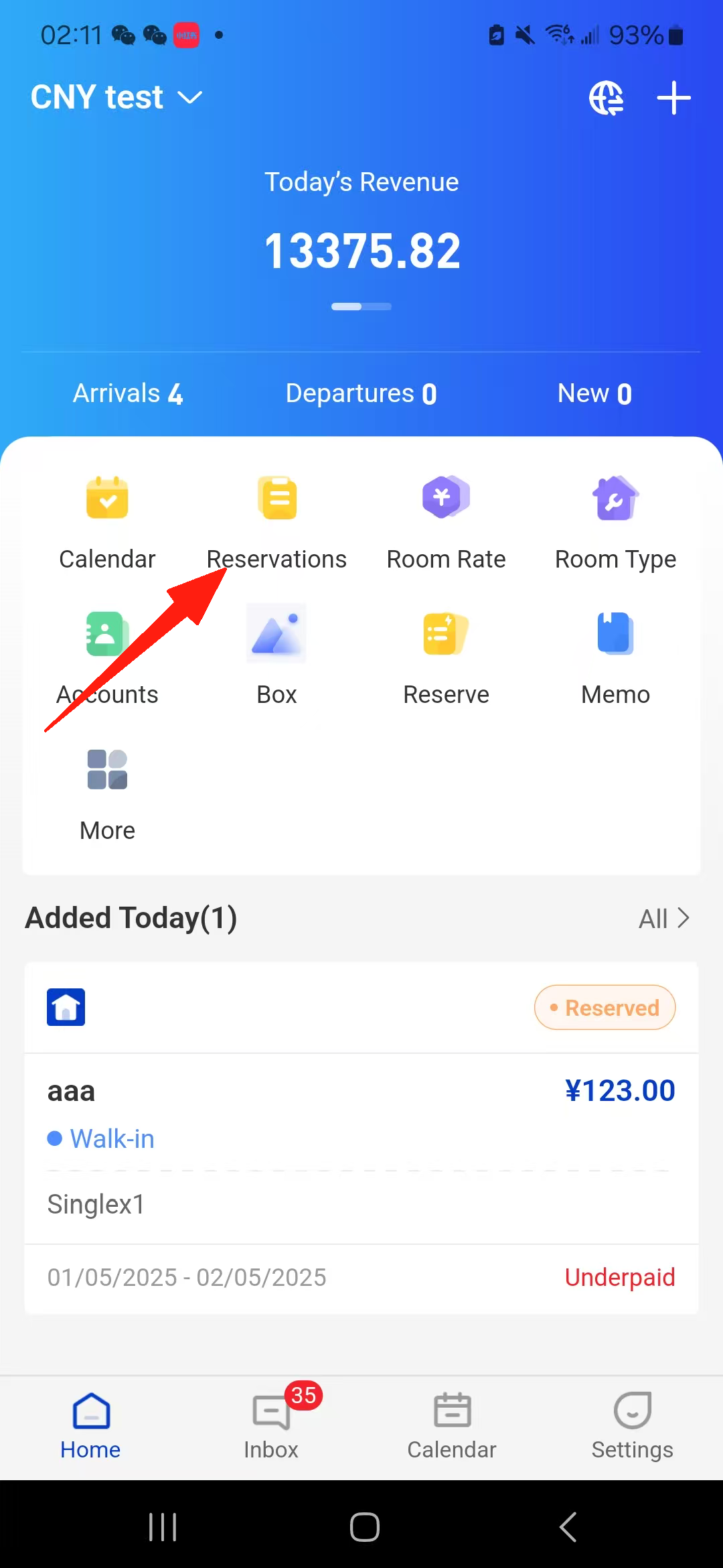select Reservation