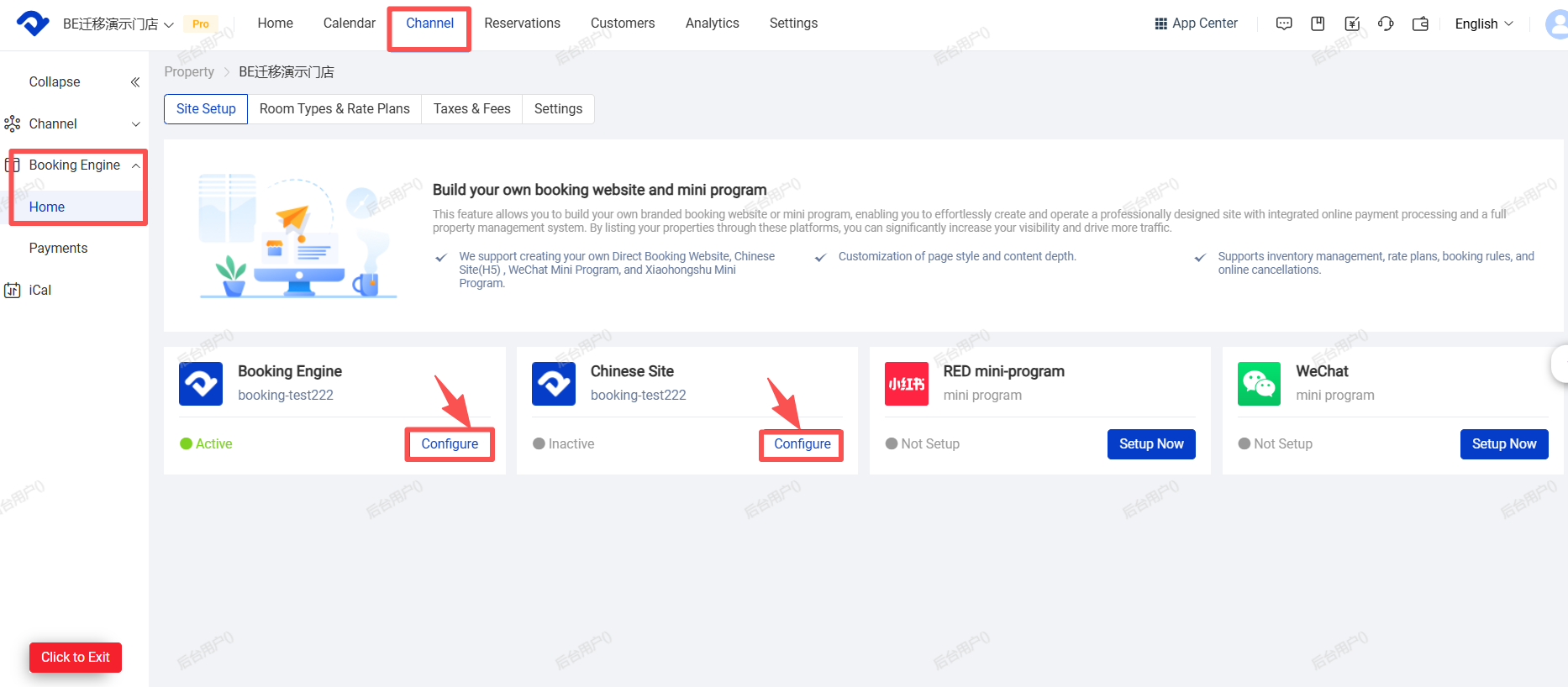 Data Migration for Booking Engine / Chinese Site