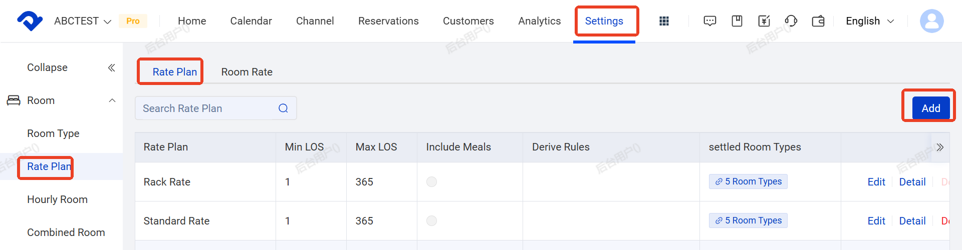 Set Rate Plans & Channel Pricing