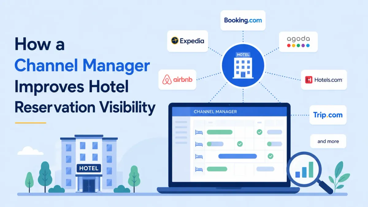 How a Channel Manager Improves Hotel Reservation Visibility