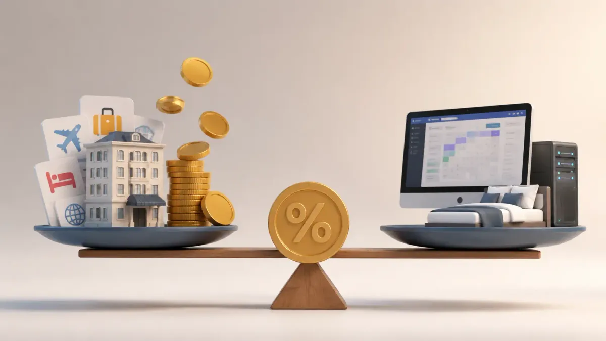 OTA-Provision vs. Kosten für das Hotel-Managementsystem: Was frisst Ihre Marge wirklich auf?