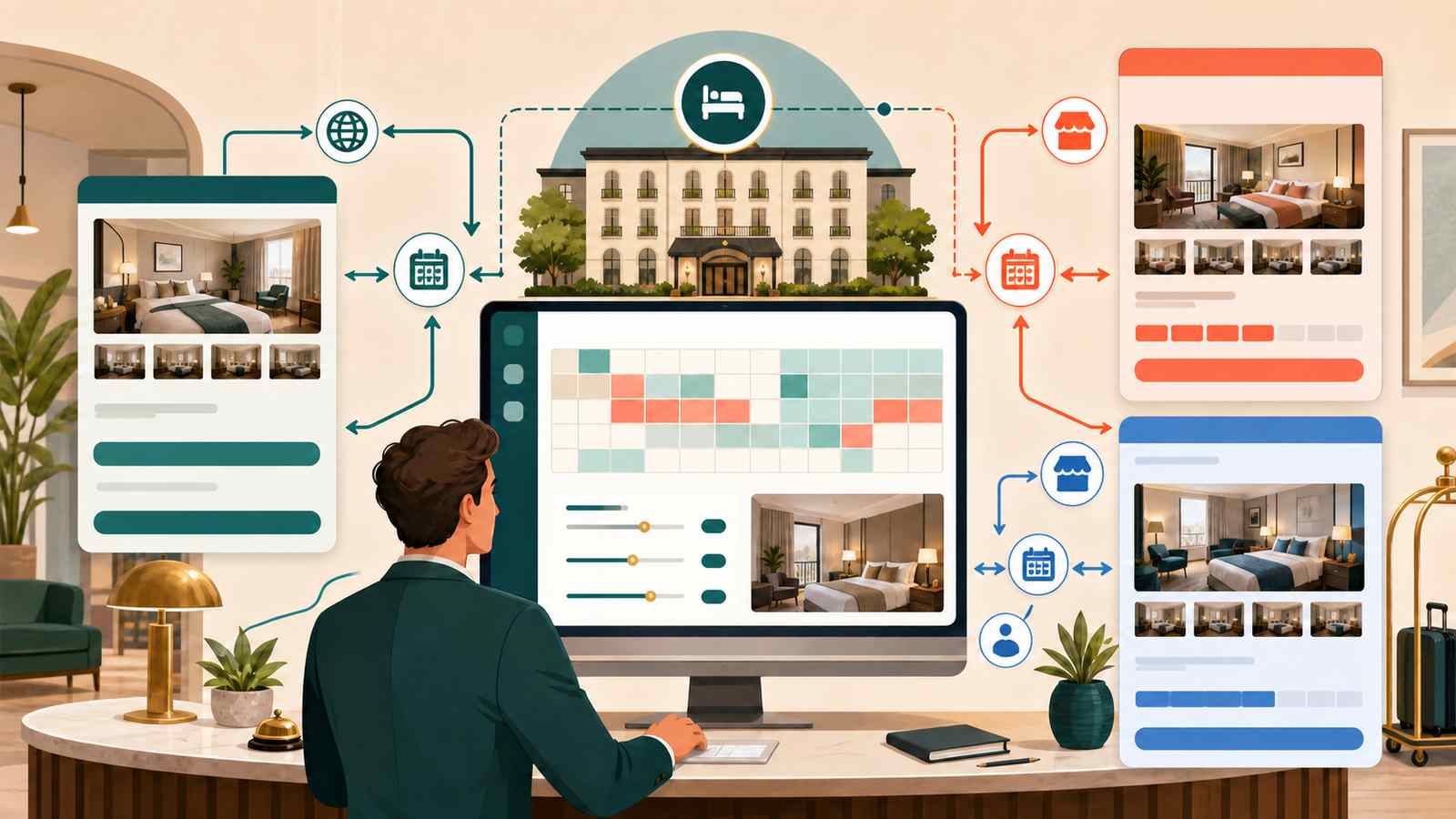 So halten Sie Ihre Direktbuchungs-Website mit Airbnb und Booking.com synchron