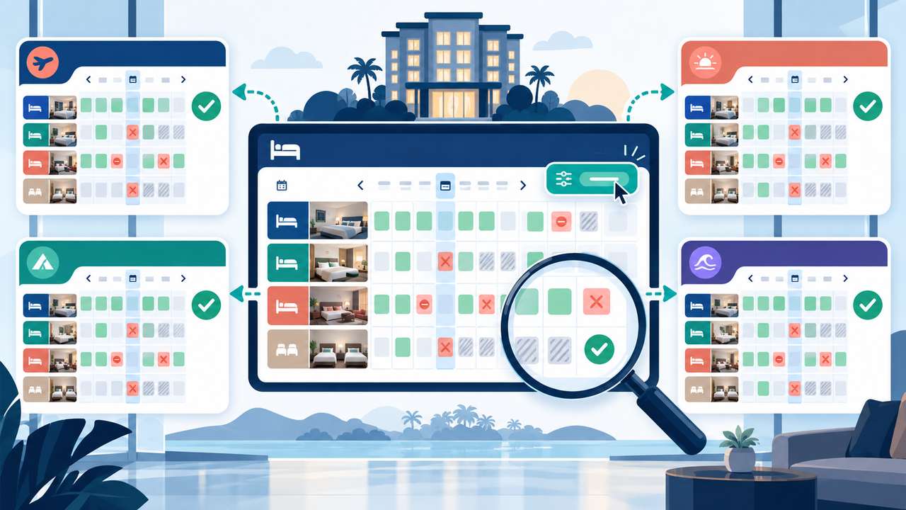 Cómo verificar una actualización masiva de inventario en todas las OTA conectadas