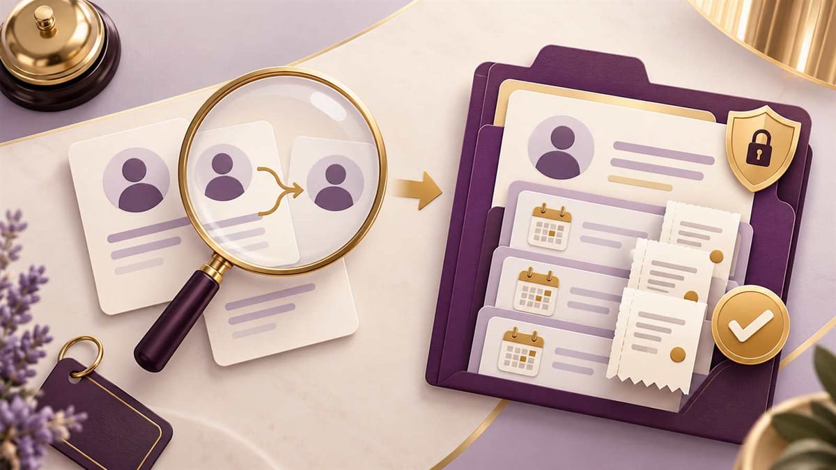 Hotel Management System Duplicate Guest Profiles: Match, Merge, and Protect History