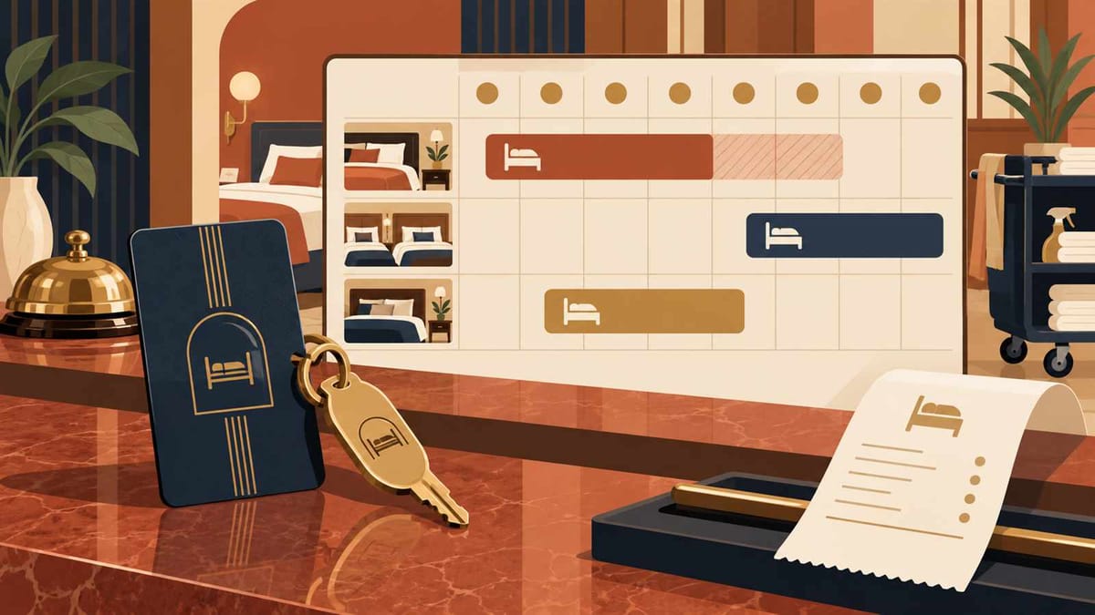 Hotel Reservation System Workflow for Extending a Stay Without Inventory Errors