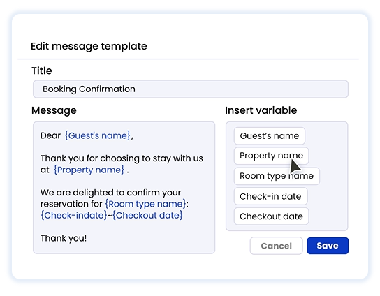 How to write a confirmation email for a hotel booking
