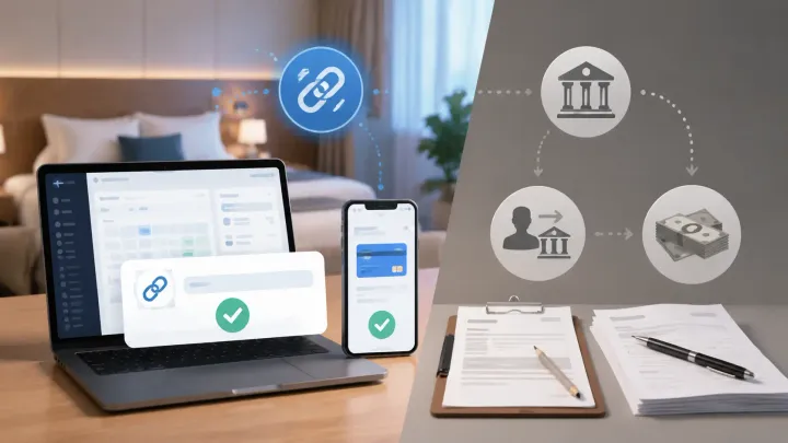 Zahlungslinks für Hotel-Managementsysteme: Wann sie manuelle Banküberweisungen übertreffen