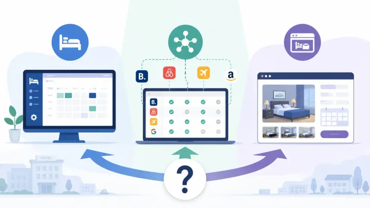 PMS vs Gestore Canali vs Motore di Prenotazione: quale strumento acquistare per primo?
