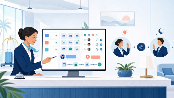 Passaggio di Consegne alla Reception dell'Hotel: Cosa il Software Dovrebbe Registrare Automaticamente