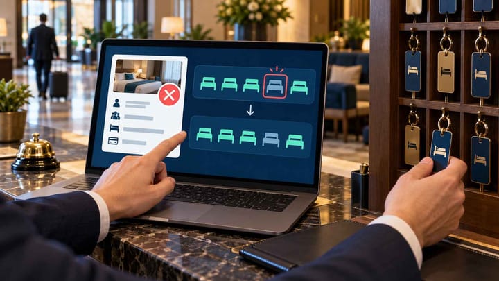 Reserva fallida en Booking.com: cómo verificar si se descontó el inventario