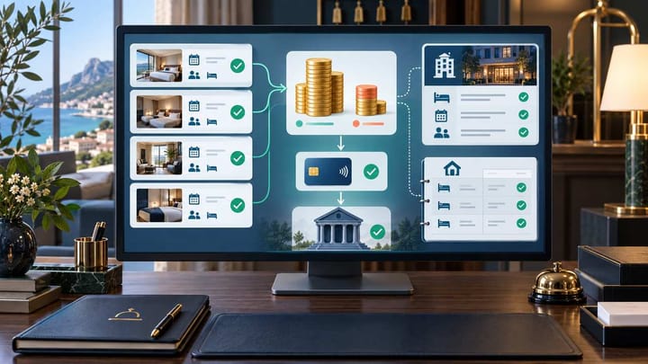 Come riconciliare gli accrediti, le prenotazioni e le commissioni di Booking.com