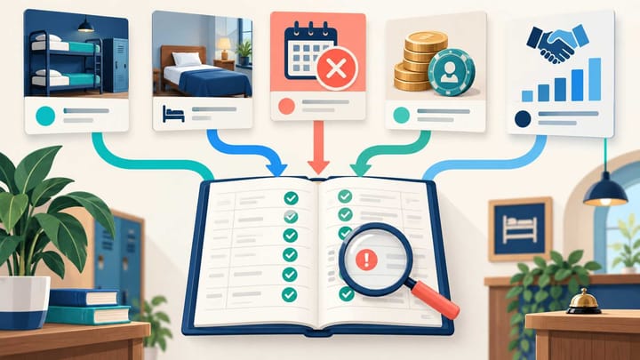 Как хостелам сверять отмены и комиссию Hostelworld